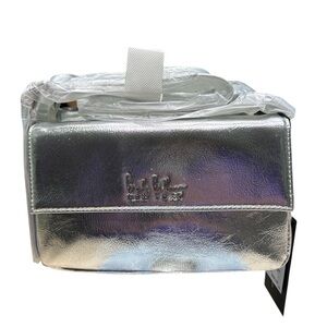 Silver Metallic Women's Bag